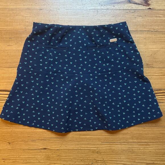 Polo Ralph Lauren navy blue geometric green triangle womens golf skirt SIZE XS - Picture 6 of 6